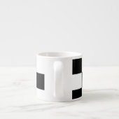 Schachbrett Espressotasse (Rückseite)