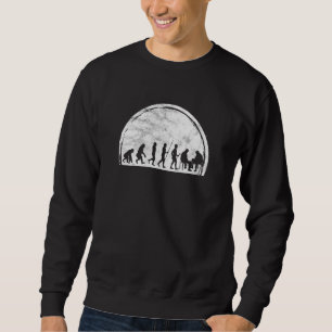 Schachbrett-Evolution Spielfeld Checkmate Schachbr Sweatshirt