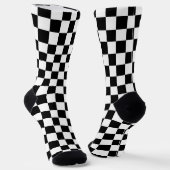 Schachbrett-Flag-Socken Socken (Gewinkelt)