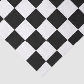 Schachbrett Flag Tissue Paper Seidenpapier (Detail)