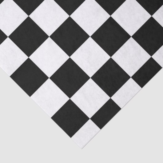 Schachbrett Flag Tissue Paper Seidenpapier (Detail)
