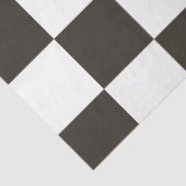 Schachbrett-Flagge (Schwarz und Weiß) Seidenpapier (Ausschnitt)