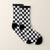 Schachbrett-Flagge Socken (Paar)