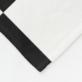 Schachbrett Fleecedecke (Ecke)