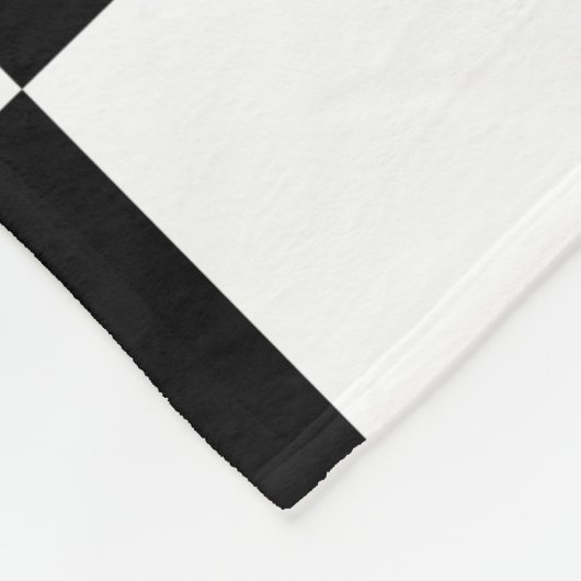 Schachbrett Fleecedecke (Ecke)