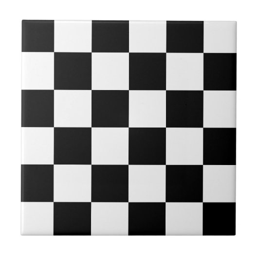 Schachbrett Fliese (Vorderseite)