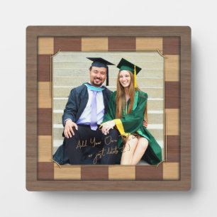 Schachbrett Foto Frame Template. Geschenk für Scha Fotoplatte