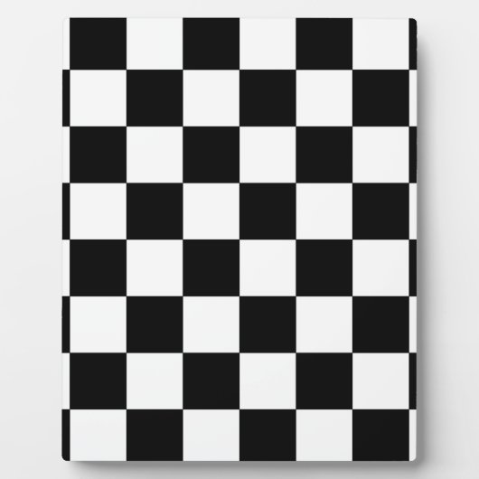 Schachbrett Fotoplatte (Vorderseite)