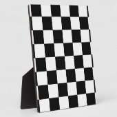 Schachbrett Fotoplatte (Seite)