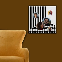 Schachbrett für die FotoCollage der Familie