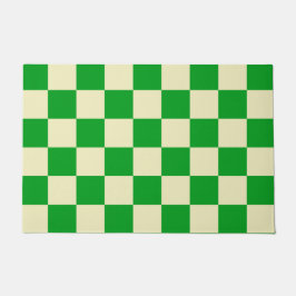 Schachbrett für grüne Karos rückwärts Schachbrettm Fußmatte