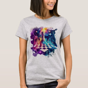 Schachbrett für Wasserfarben T-Shirt