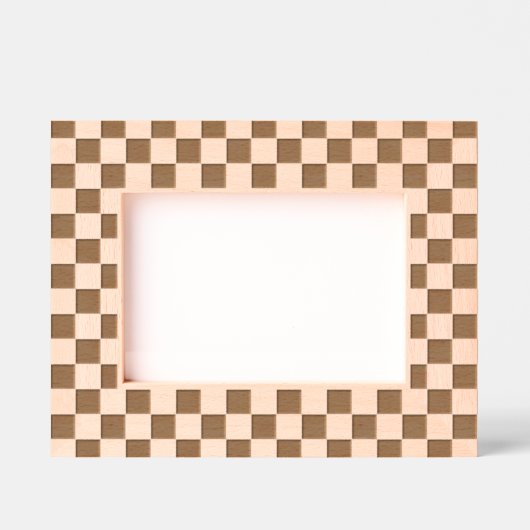 Schachbrett Geätzte Rahmen (Vorderseite)