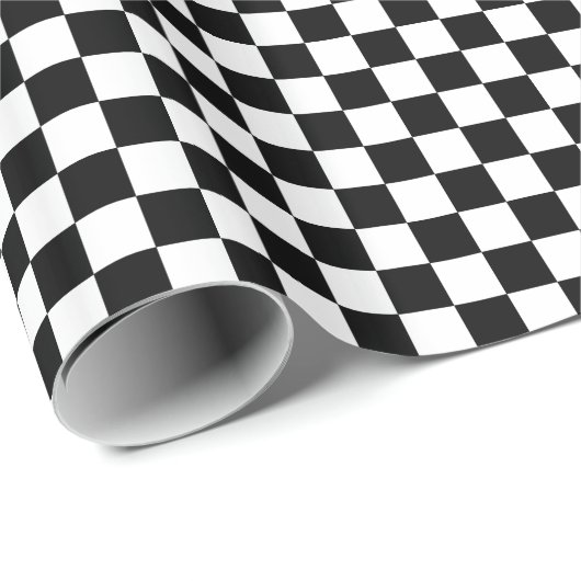 Schachbrett Geschenkpapier (Rolleneckpunkt)