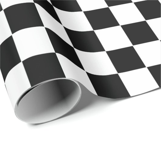 Schachbrett Geschenkpapier (Rolleneckpunkt)