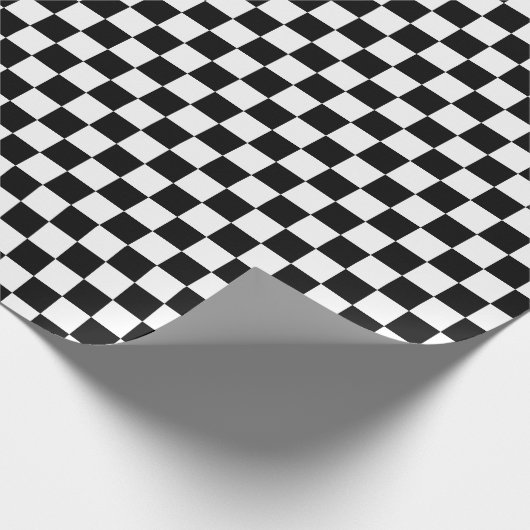 Schachbrett Geschenkpapier (Ecke)