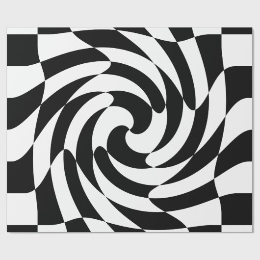 Schachbrett Geschenkpapier (Flach)