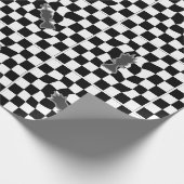 Schachbrett Geschenkpapier (Ecke)