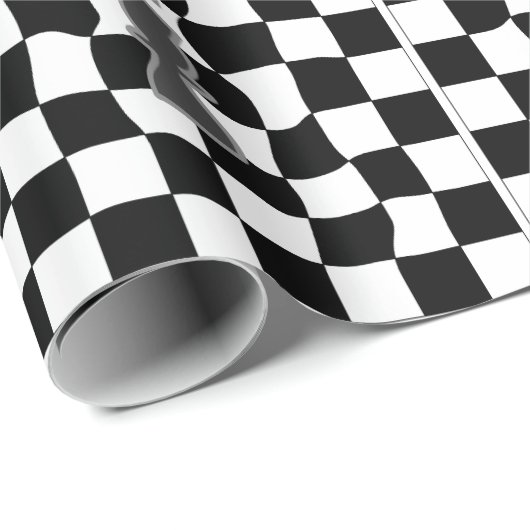 Schachbrett Geschenkpapier (Rolleneckpunkt)