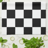 Schachbrett Geschirrtuch (Gefaltet)