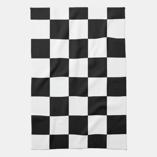 Schachbrett Geschirrtuch (Vertikal)