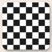 Schachbrett Getränkeuntersetzer (Vorderseite)