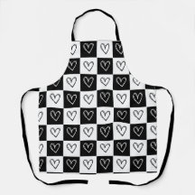 Schachbrett-Herzen