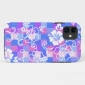 Schachbrett-Hibiskus hawaiischer iPhone 5 Casemate Case-Mate iPhone Hülle (Rückseite (Horizontal))