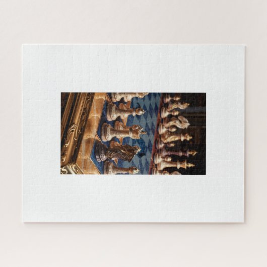 Schachbrett in Puzzle (Horizontal)