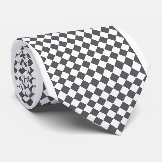 Schachbrett jedermann? krawatte (Gerollt)