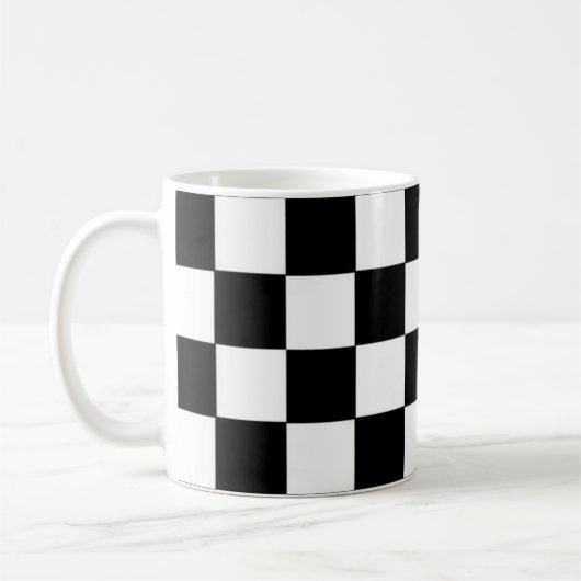 Schachbrett Kaffeetasse (Links)