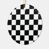 Schachbrett Keramik Ornament (Links)