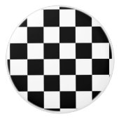 Schachbrett Keramikknauf (Vorderseite)