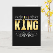 Schachbrett King Checkmate Board Game-Geschenk Karte (Gelbe Blume)