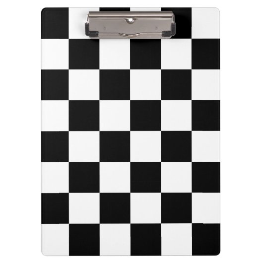 Schachbrett Klemmbrett (Vorderseite)
