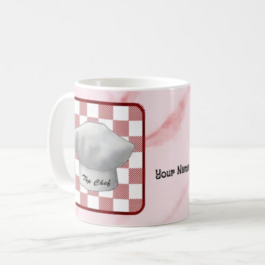 Schachbrett Koch Kaffeetasse (Vorderseite Links)