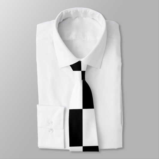 Schachbrett Krawatte (Gebunden)