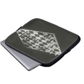 Schachbrett Laptopschutzhülle (Vorne Knopf)