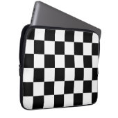 Schachbrett Laptopschutzhülle (Vorne Rechts)