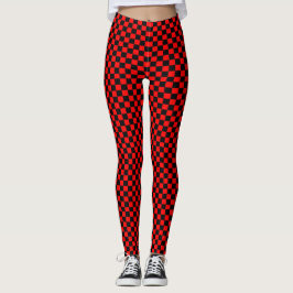 Schachbrett-Leggings Leggings