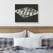 Schachbrett Leinwanddruck (Insitu (Schlafzimmer))