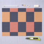 Schachbrett mit farbigen Karos Seidenpapier (Handwerk)