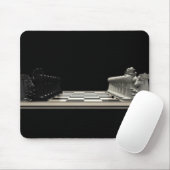Schachbrett mit Schach-Stücken: Mousepad (Mit Mouse)