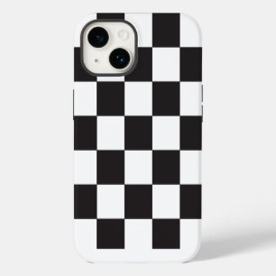 Schachbrett-Mod Schwarz-Weiß-Muster iPhone 14 Hülle