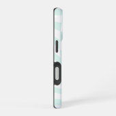 Schachbrett-Monogramm Retro-Initialen iPhone 16 Hülle (Rechte Seite)