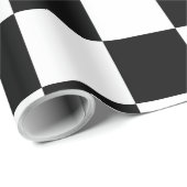 Schachbrett-Motherboard-Muster in Weiß, Schwarz Geschenkpapier (Rolleneckpunkt)