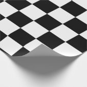 Schachbrett-Motherboard-Muster in Weiß, Schwarz Geschenkpapier (Ecke)
