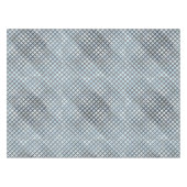 Schachbrett Muster diagonal grau 02.w Lblue BG Tischdecke (Vorderseite (Horizontal))