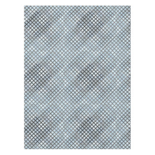 Schachbrett Muster diagonal grau 02.w Lblue BG Tischdecke