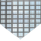 Schachbrett Muster diagonal grau 02.w Lblue BG Tischdecke (Schrägansicht)